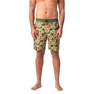 NEW SEAGER CO. goldmine drawstring trunks in duck camo